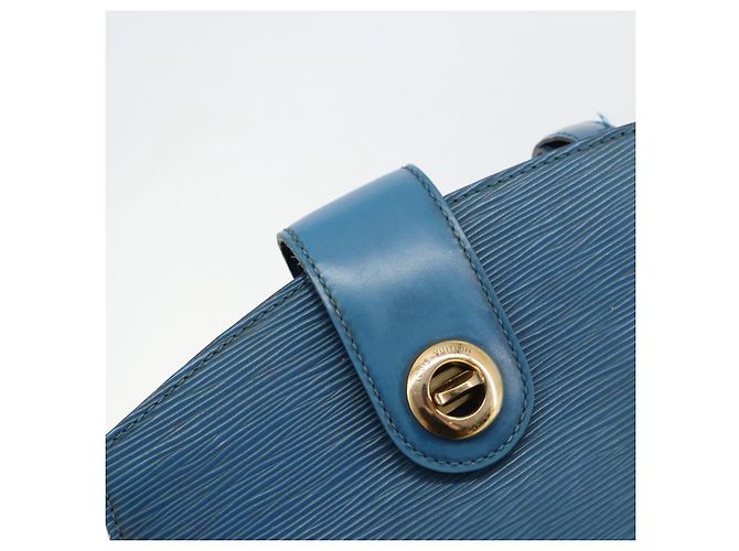 LOUIS VUITTON Epi Cluny Shoulder Bag Blue M52255 LV Auth 181611 - vista 10