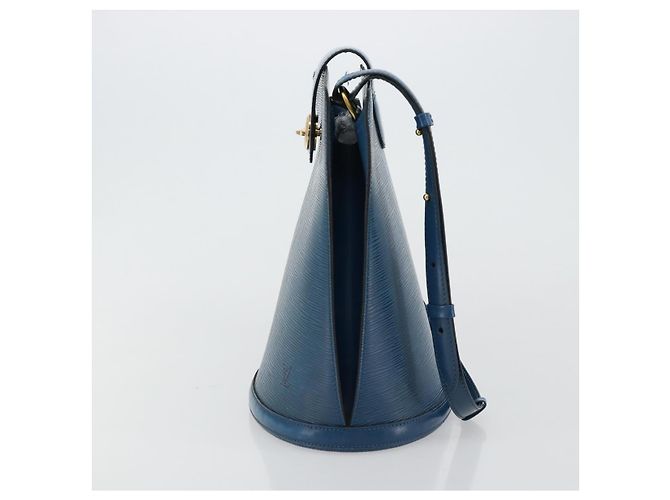 LOUIS VUITTON Epi Cluny Shoulder Bag Blue M52255 LV Auth 181611 - vista 3