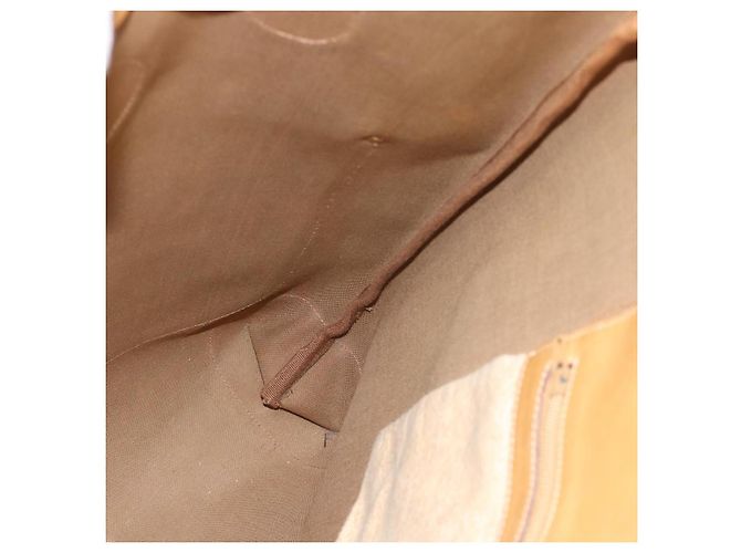 Borsa GUCCI Micro GG Supreme Web Sherry Line in PVC Beige 002 904 0223 Auth 182364 D'oro - vista 18