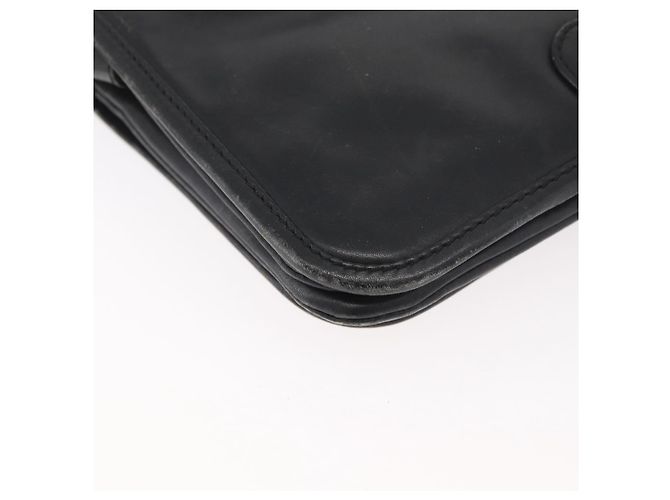 Borsa a Spalla LOEWE Anagram in Pelle Nera e Oro Auth 182440 Nero D'oro - vista 16