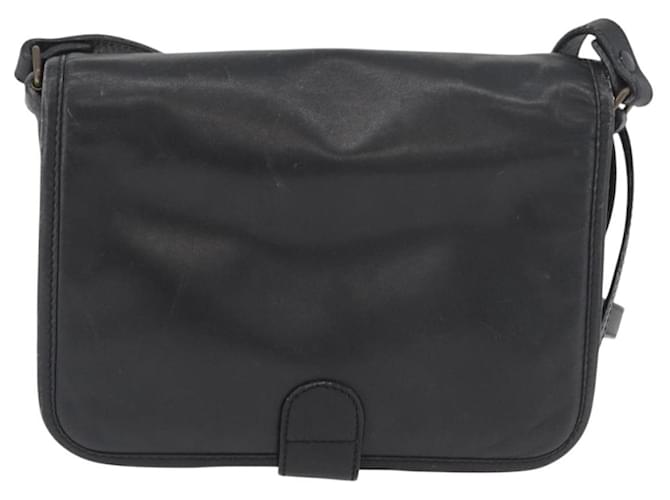 Borsa a Spalla LOEWE Anagram in Pelle Nera e Oro Auth 182440 Nero D'oro - vista 2
