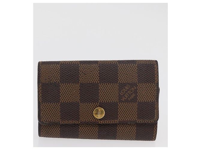 LOUIS VUITTON Monogram Damier Ebene Cigarette Case 2 Set LV Auth BA13056 - view 10