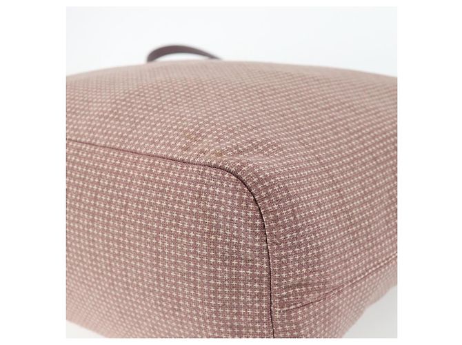 PRADA Handtasche Canvas 2way Rot Silber Auth 182354 - Ansicht 17