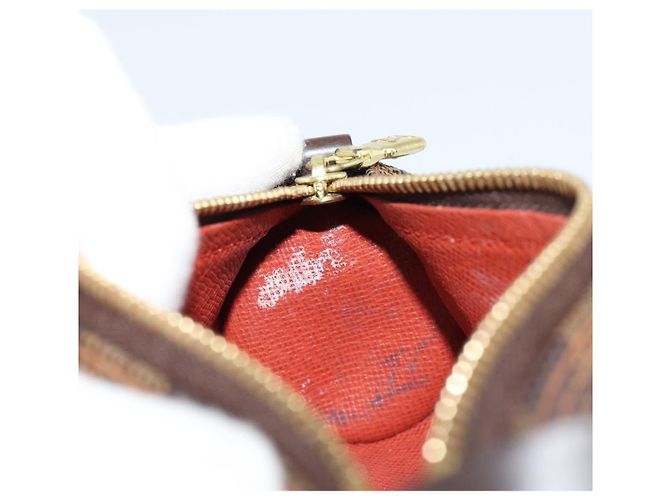 LOUIS VUITTON Damier Ebene Papillon Pouch LV Auth 179784 - vista 12