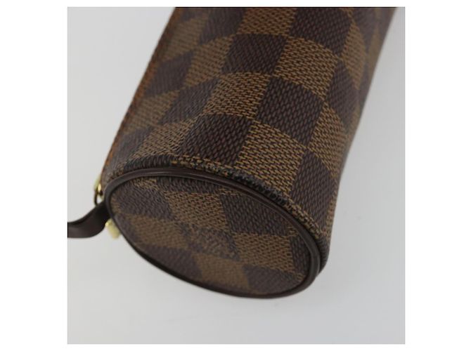 LOUIS VUITTON Damier Ebene Papillon Pouch LV Auth 179784 - vista 15