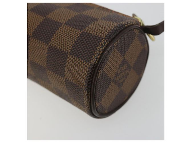 LOUIS VUITTON Damier Ebene Papillon Pouch LV Auth 179784 - vista 16