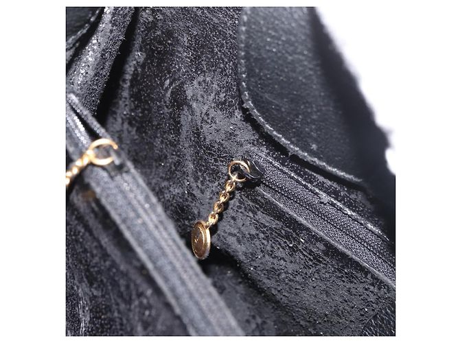 Borsa Tote GUCCI Bamboo in scamosciato nero e oro 002 1186 0260 Auth 180120 D'oro - vista 19