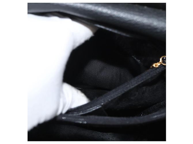 Borsa Tote GUCCI Bamboo in scamosciato nero e oro 002 1186 0260 Auth 180120 D'oro - vista 20