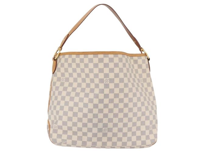 LOUIS VUITTON Borsa a Spalla Damier Azur Delightful MM N41448 LV Auth 181916A - vista 3