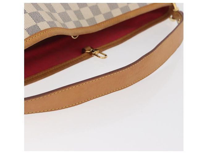 LOUIS VUITTON Borsa a Spalla Damier Azur Delightful MM N41448 LV Auth 181916A - vista 8