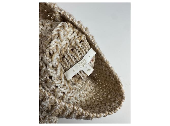 Vintage MCM Strickweste Creme Beige M - Ansicht 4