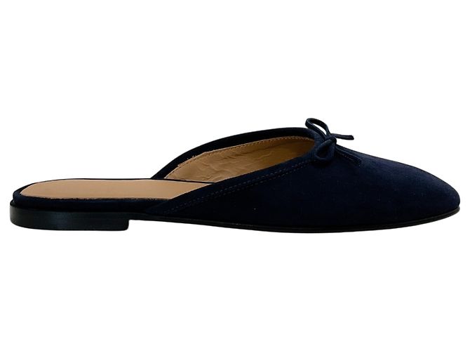 Autre Marque Mules Joy in scamosciato blu navy Ann Mashburn - vista 2