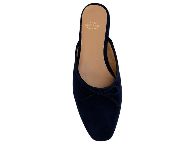 Autre Marque Mules Joy in scamosciato blu navy Ann Mashburn - vista 4