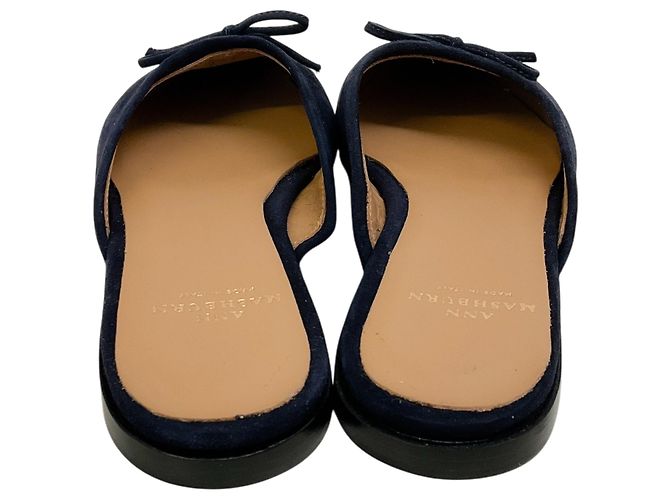 Autre Marque Mules Joy in scamosciato blu navy Ann Mashburn - vista 5