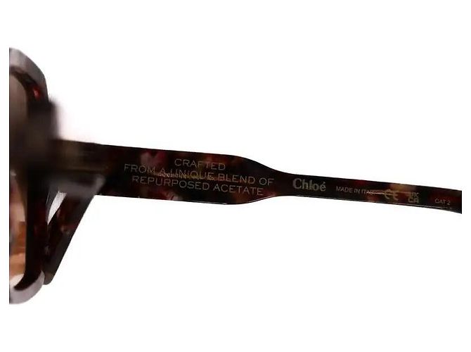 Chloé Braune Sonnenbrille - Ansicht 3