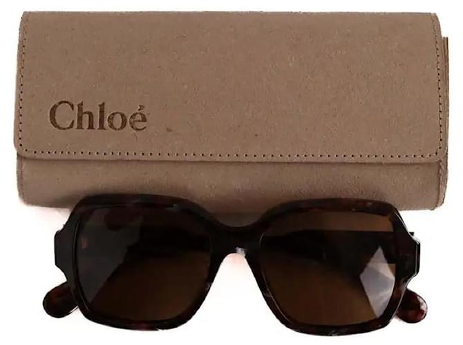 Chloé Braune Sonnenbrille - Ansicht 5