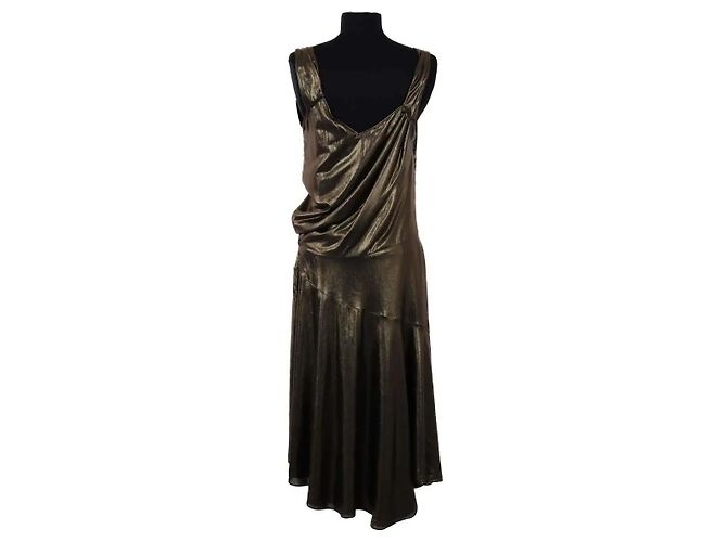 John Galliano Goldenes Kleid - Ansicht 4