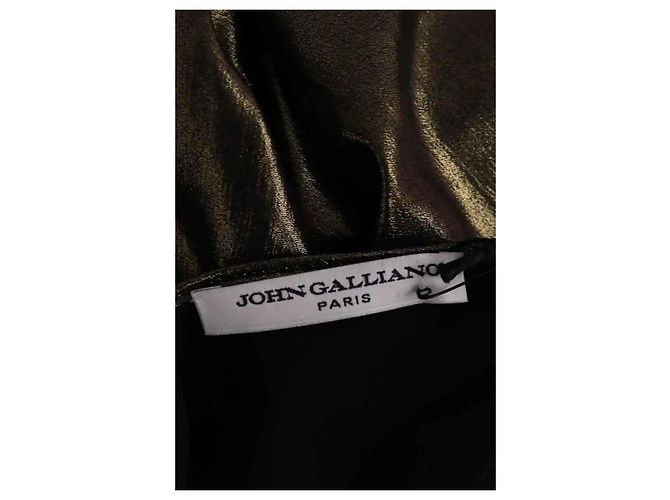 John Galliano Goldenes Kleid - Ansicht 5