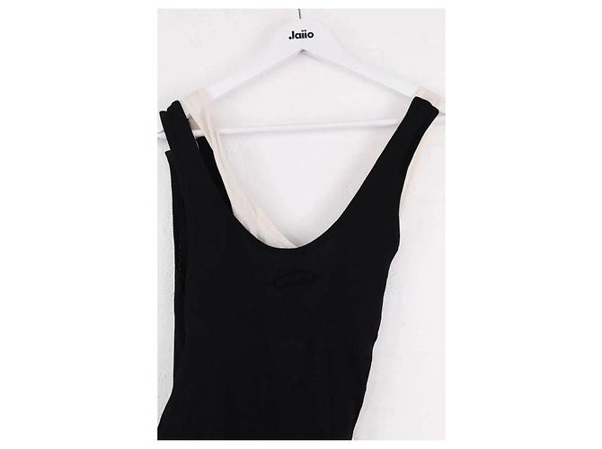 Jean Paul Gaultier Top sin mangas negro - vista 4