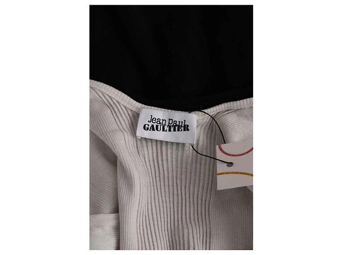 Jean Paul Gaultier Top sin mangas negro - vista 5