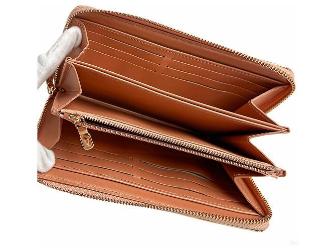 Louis Vuitton Portafoglio lungo con zip Sky Collection Canvas Mirror Cooper - vista 7