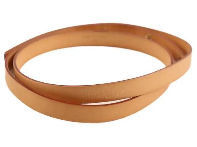 Louis Vuitton Cinturón de cuero beige - vista 3