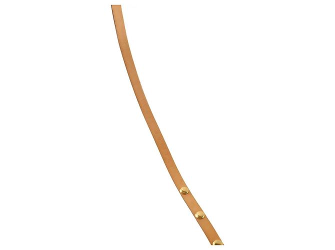 Louis Vuitton Cinturón de cuero beige - vista 5