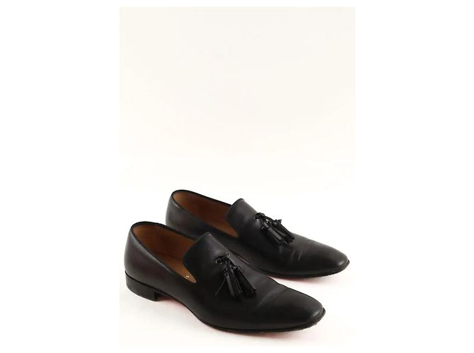Christian Louboutin Mocassini neri Nero - vista 3