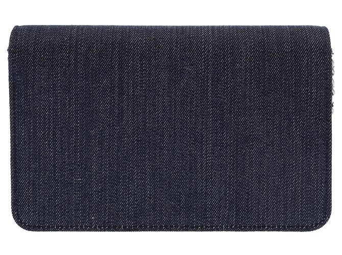 Borsa CHANEL Wallet on Chain in Denim Blu Navy - 103561 - vista 4