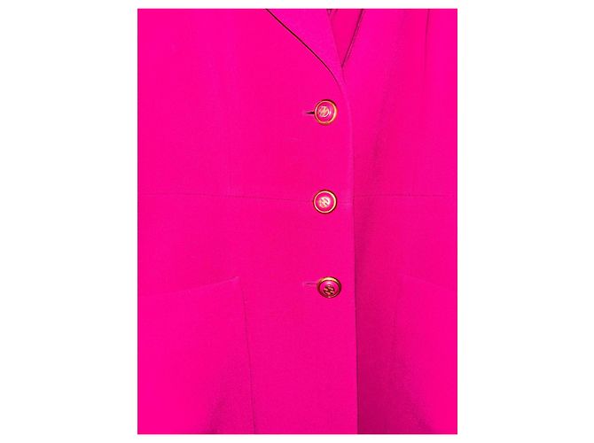Céline Celine Blazer de lana rosa - vista 2