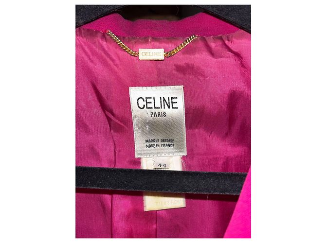 Céline Celine Blazer de lana rosa - vista 3