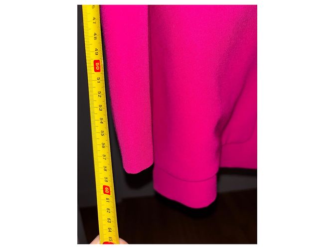 Céline Celine Blazer de lana rosa - vista 8