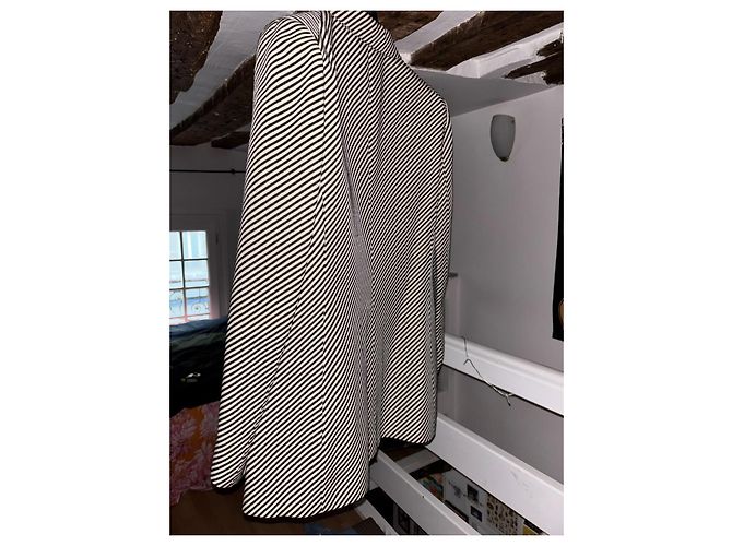 Giacca Blazer Vintage Giorgio Armani Nero Bianco - vista 4