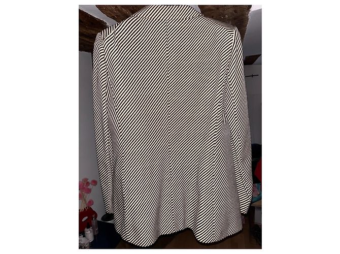 Giacca Blazer Vintage Giorgio Armani Nero Bianco - vista 5