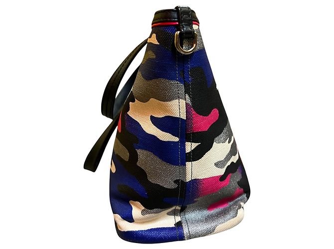 Tote Dior Anselm Reyle Medium Canvas Camouflage 2011 - vista 3