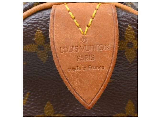 Louis Vuitton Speedy Monogram Canvas 40 Castaño - vista 4