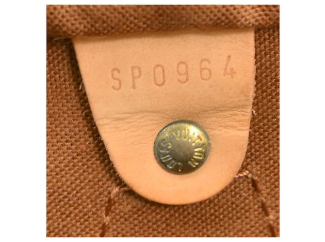 Louis Vuitton Speedy Monogram Canvas 40 Castaño - vista 5