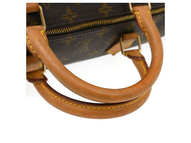 Louis Vuitton Speedy Monogram Canvas 40 Castaño - vista 6