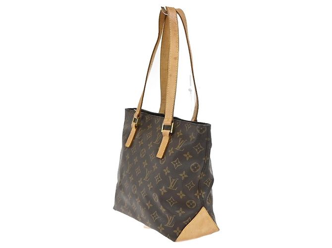 Louis Vuitton Cabas Mezzo Monogram Canvas Marrone - vista 3