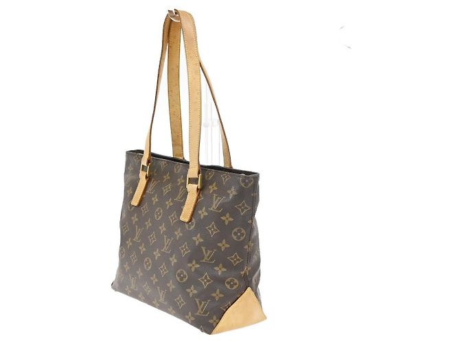 Louis Vuitton Cabas Mezzo Monogram Canvas Marrone - vista 4