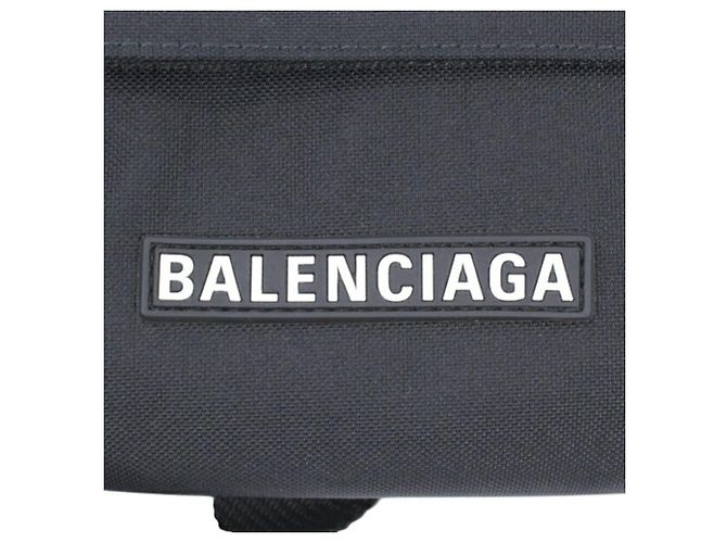 Borsa a tracolla Balenciaga Body Bag SKIWEAR Nero - vista 4