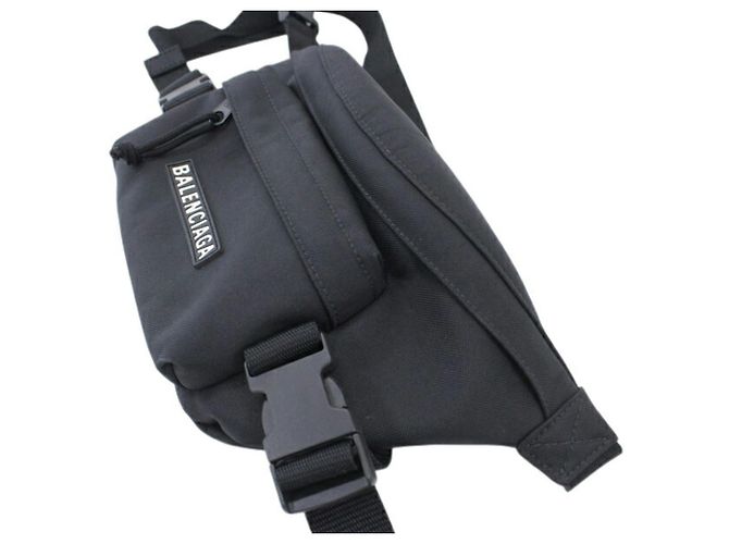 Borsa a tracolla Balenciaga Body Bag SKIWEAR Nero - vista 5