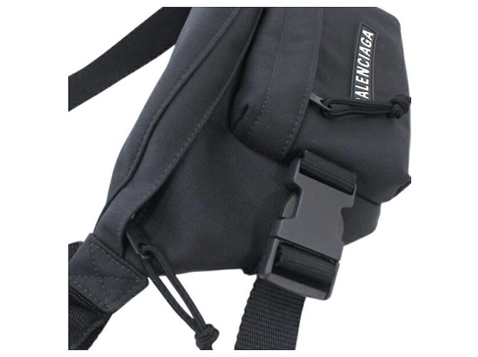 Borsa a tracolla Balenciaga Body Bag SKIWEAR Nero - vista 7