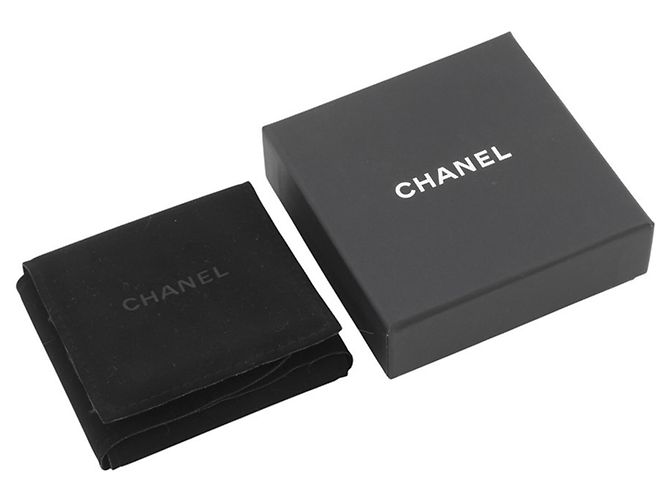Timeless Spilla in metallo nero Chanel con logo Coco - vista 10