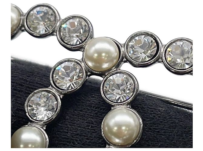 Timeless Spilla in metallo nero Chanel con logo Coco - vista 7