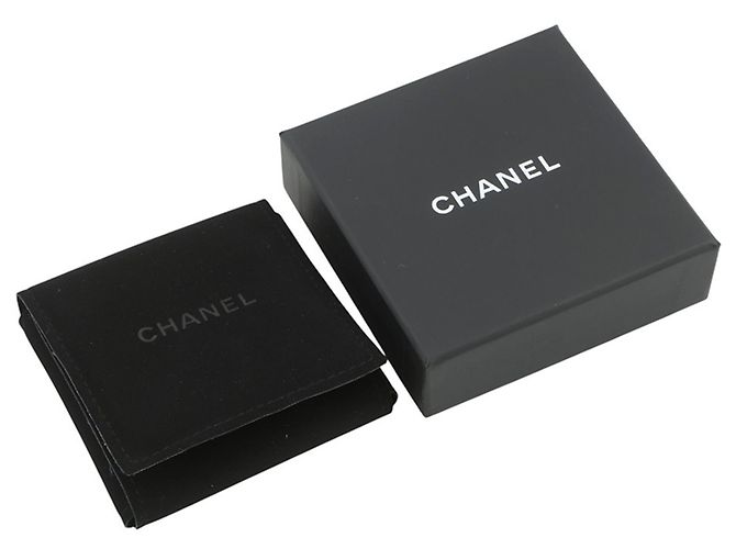 Chanel Coco Mark Strass-Brosche Silber - Ansicht 8