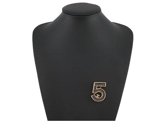 Spilla Chanel No. 5 Oro D'oro - vista 4