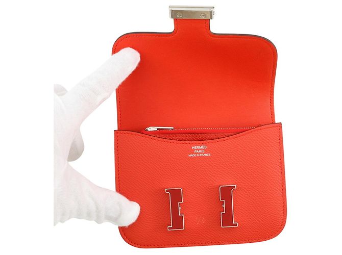 Hermès Cartera Hermes Constance Capucines Epsom - vista 4