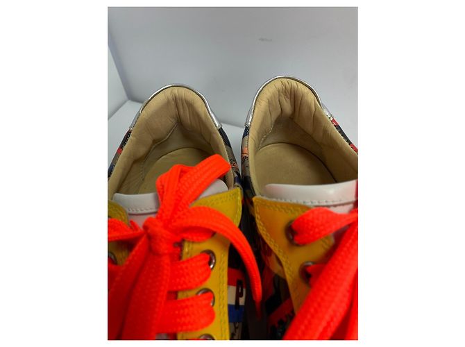 Christian Louboutin Sneakers Low-Top Multicolor Multicolore - vista 4