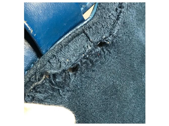 Borsa a Spalla Louis Vuitton Epi Randonee PM Blu - vista 14